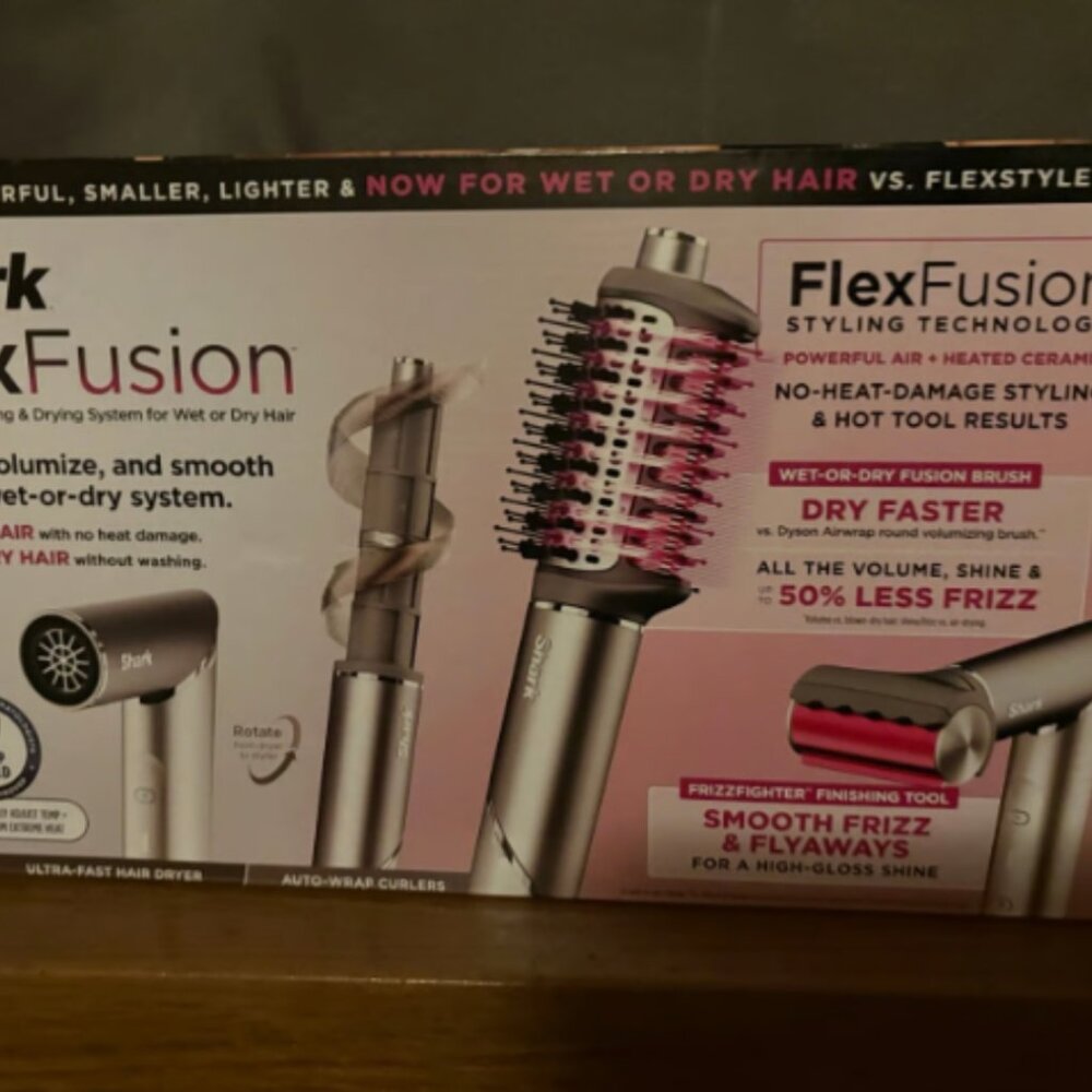 Shark - FlexFusion Air + Ceramic Styling & Drying System with Scalp Shield Mode